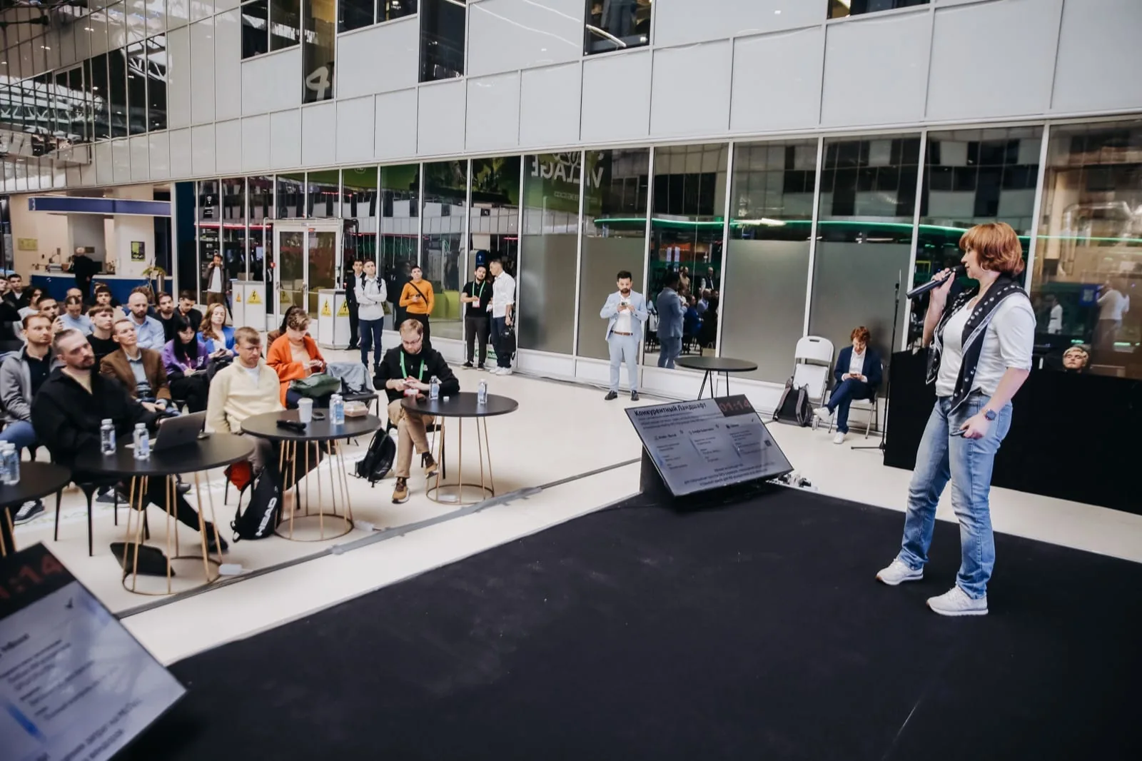 Выступление в экспо-зоне Startup Village 2026