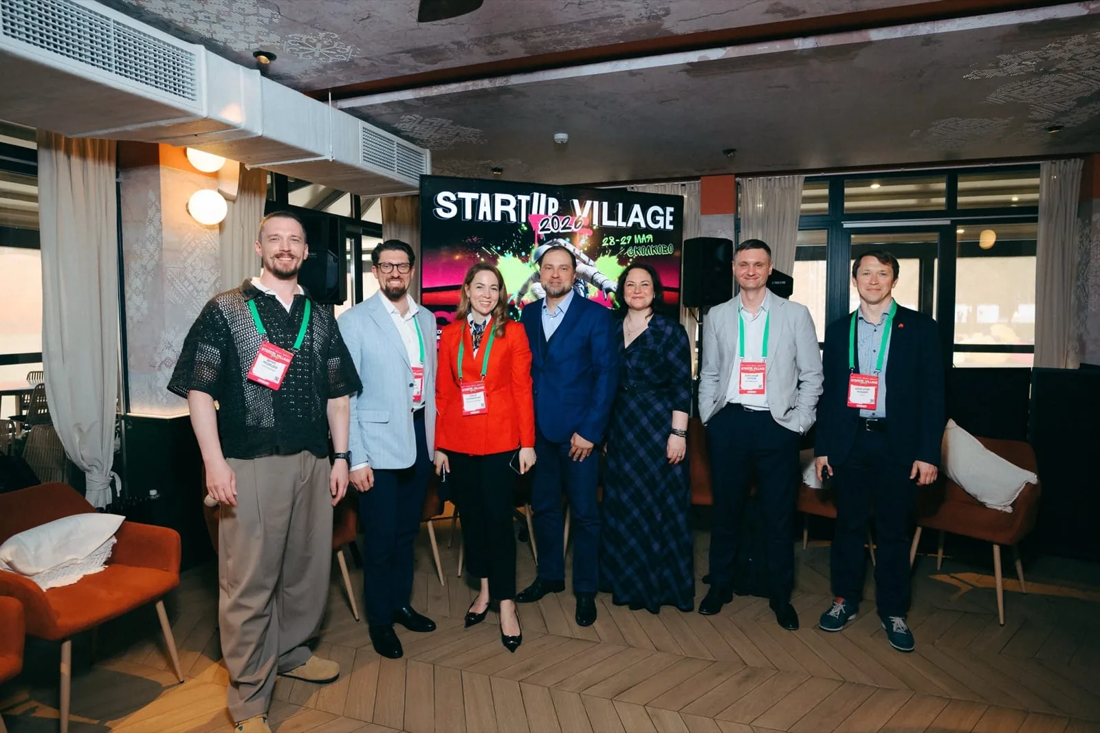 Денис Медведев с партнёрами на Startup Village 2026